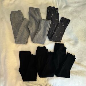 Cat & Jack Gray and Black Kids Casual Bottoms